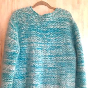 Diane Von Furstenberg Angora wool Marl sweater.